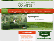 Tablet Screenshot of mdturfcouncil.org